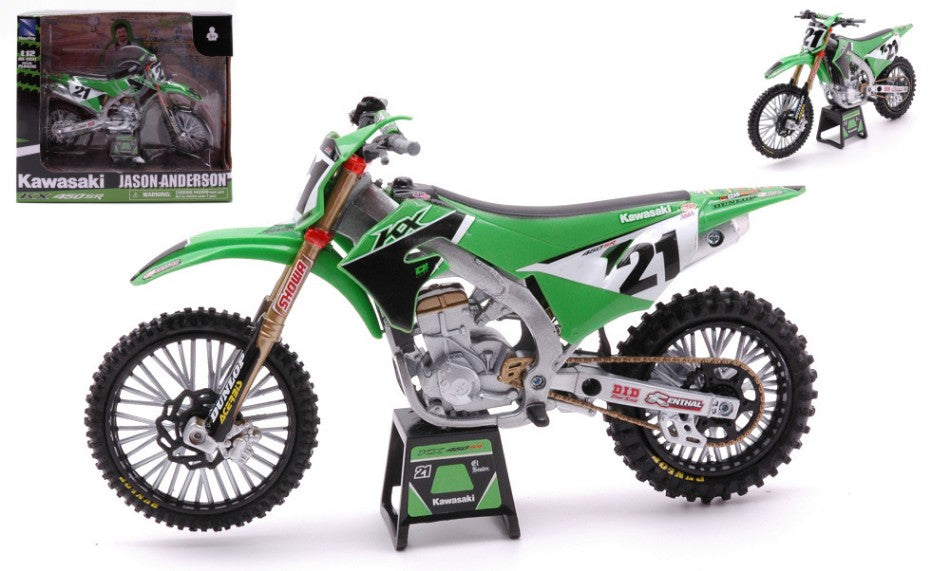 Kawasaki Kx 450 Sr N.21 Jason Anderson – New Ray 1:12