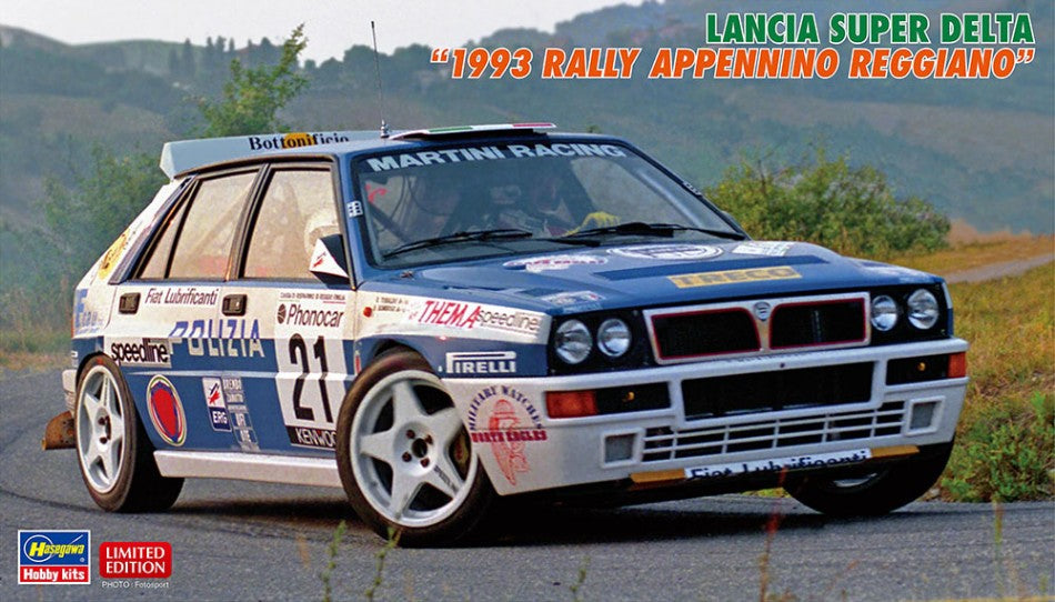 Lancia Super Delta 1993 Rally Appennino Reggiano Kit – Hasegawa 1:24