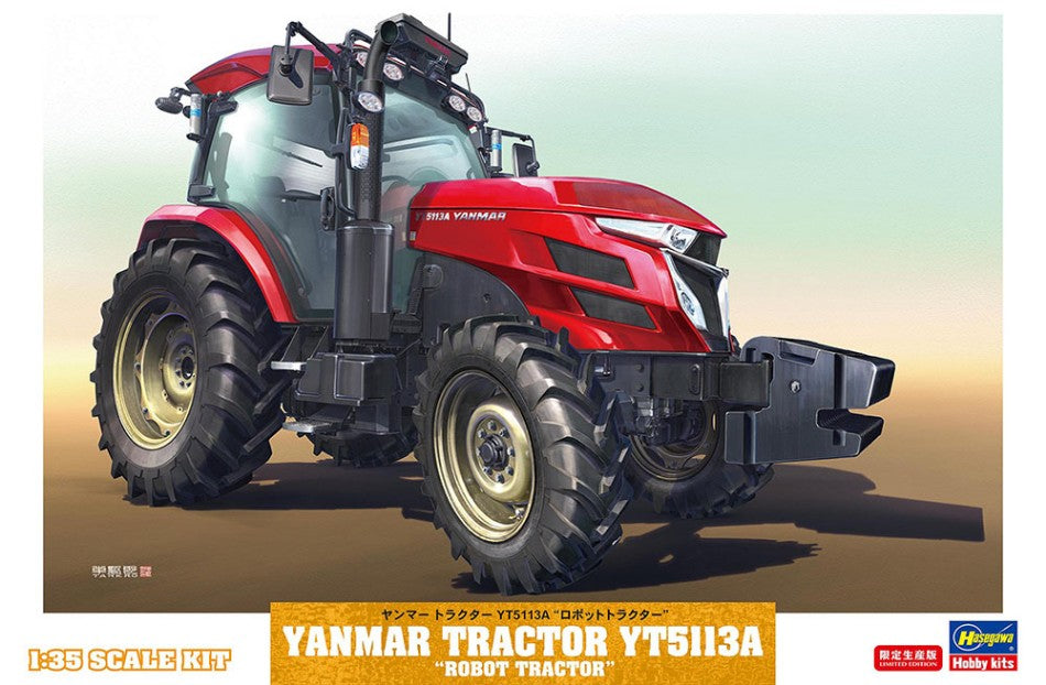 Yanmar Tractor YT5113A Robot Tractor Kit – Hasegawa 1:35