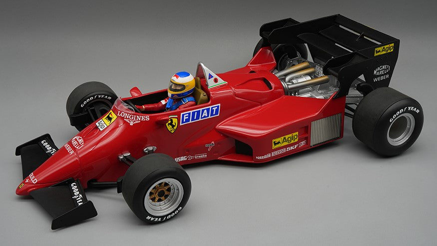 Ferrari 126 C4-M2 Presentation 1984 M.ALBORETO W/driver – Tecnomodel 1:18