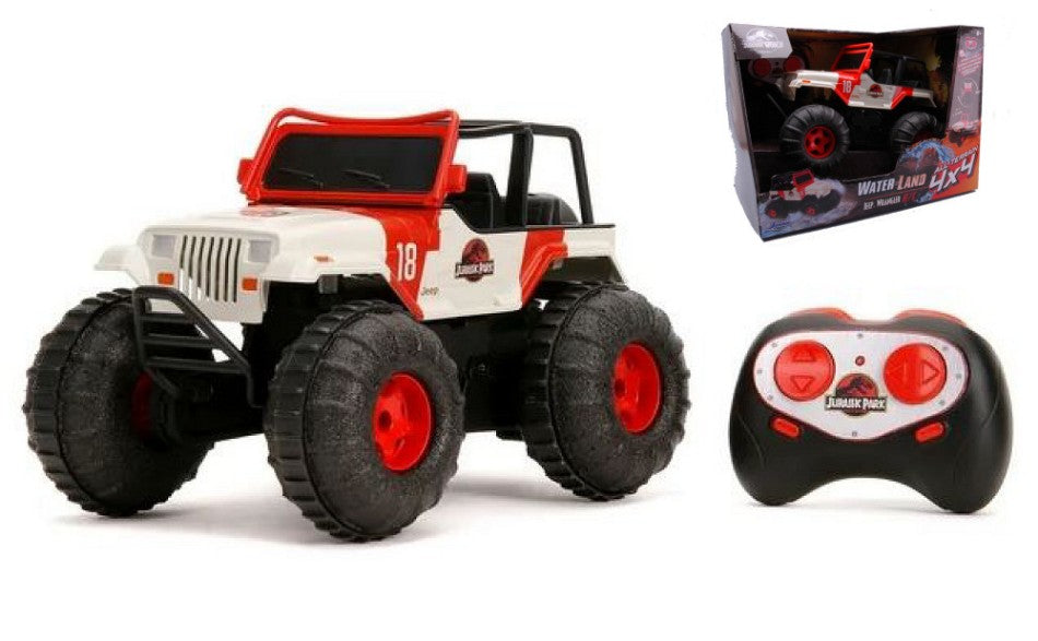 Jeep Wrangler "jurassic World 2015" Sea And Water Land Radiocontrol – Jada Toys 1:16