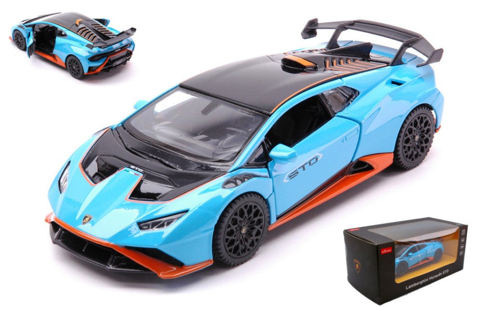 Lamborghini Huracan Sto Light Blu/orange – Rastar 1:32