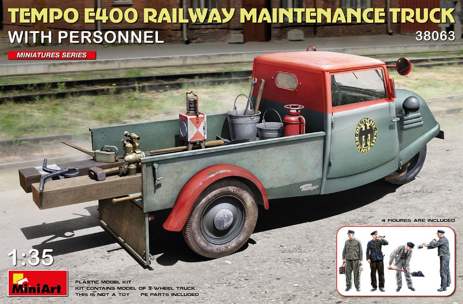 Tempo E400 Railway Maintenance Kit – Miniart 1:35