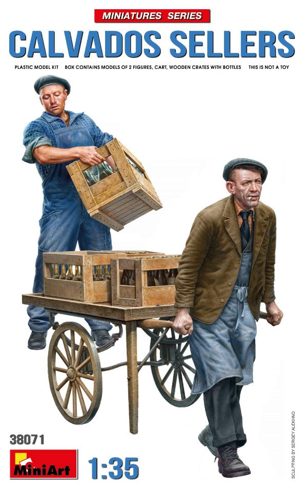 Calvados Sellers (venditori Di Bevanda Alcolica) Kit – Miniart 1:35