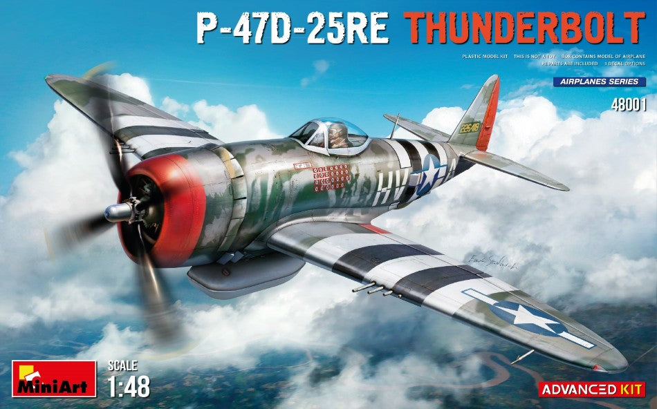 P-47D-25RE Thunderbolt Advanced Kit – Miniart 1:48