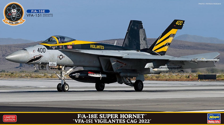 FA-18E Super Hornet Vfa 151 Vigilantes Cag 2022 Kit – Hasegawa 1:72