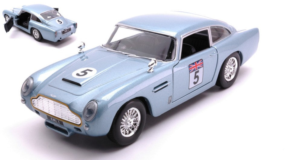 Aston Martin DB5 N.5 GT Racing Blue – MotorMax 1:24