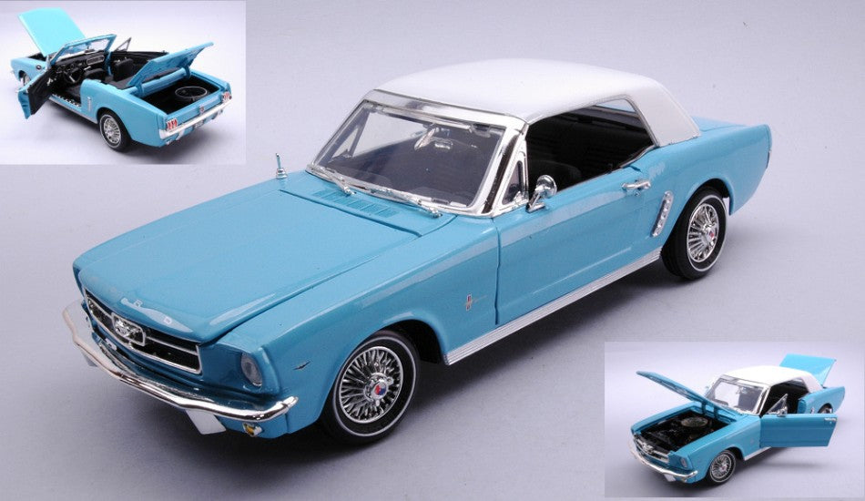 Ford Mustang Hard Top "james Bond Thundeball" Blue/white – MotorMax 1:18