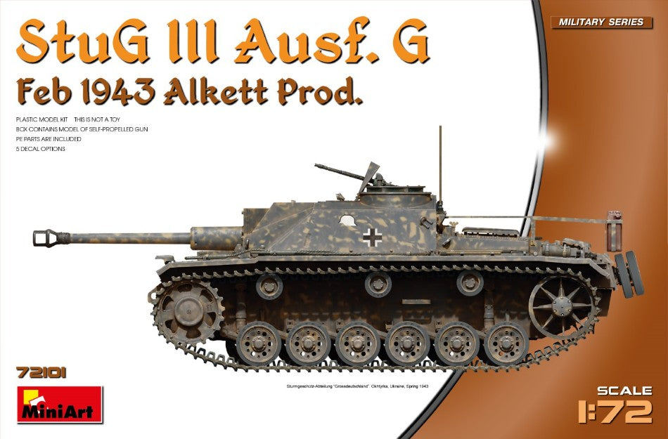 Stug Iii Ausf.g FEB.1943 Prod. Kit – Miniart 1:72
