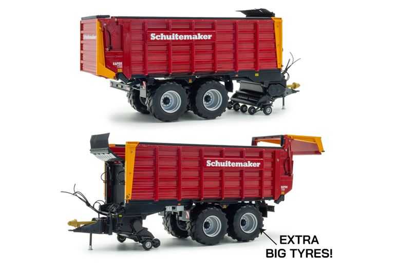 Carro Da Fienagione Autocaricante Schultemaker Rapide 7200 – Universal Hobbies 1:32