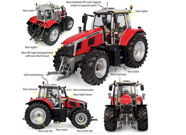 Trattore Massey Ferguson 7S.190 2023 – Universal Hobbies 1:32