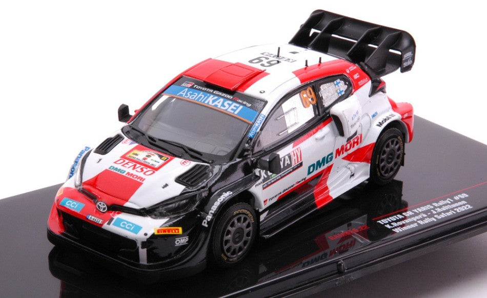 Toyota Gr Yaris RALLY1 N.69 Safari Rally 2022 Rovanpera/halttunen – Ixo Model 1:43
