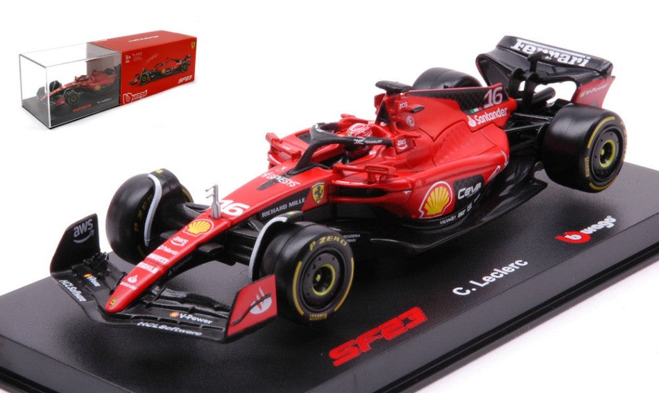 Ferrari F-23 N.55 2023 Carlos Sainz Signature – Burago 1:43