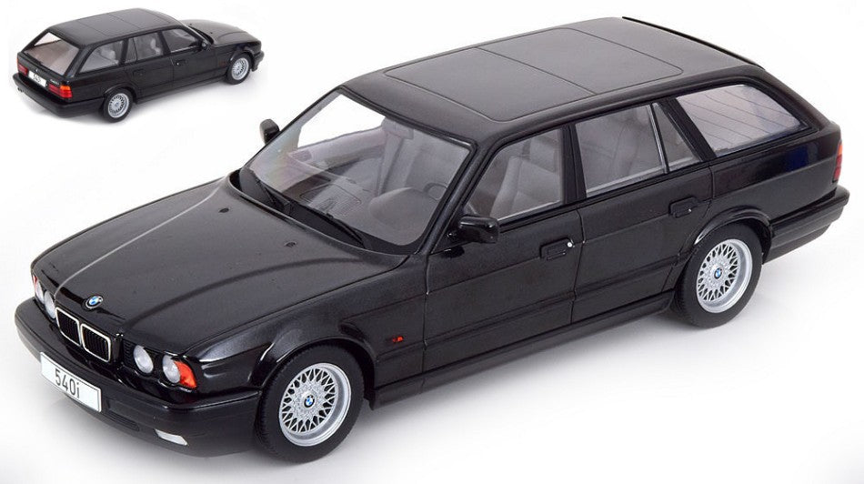 BMW 5 (E34) Touring 1991 Met.black – ModelCarGroup 1:18