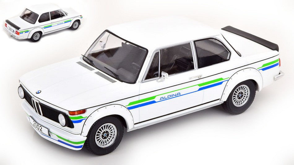 BMW 2002 Alpina 1973 White/decorated – ModelCarGroup 1:18
