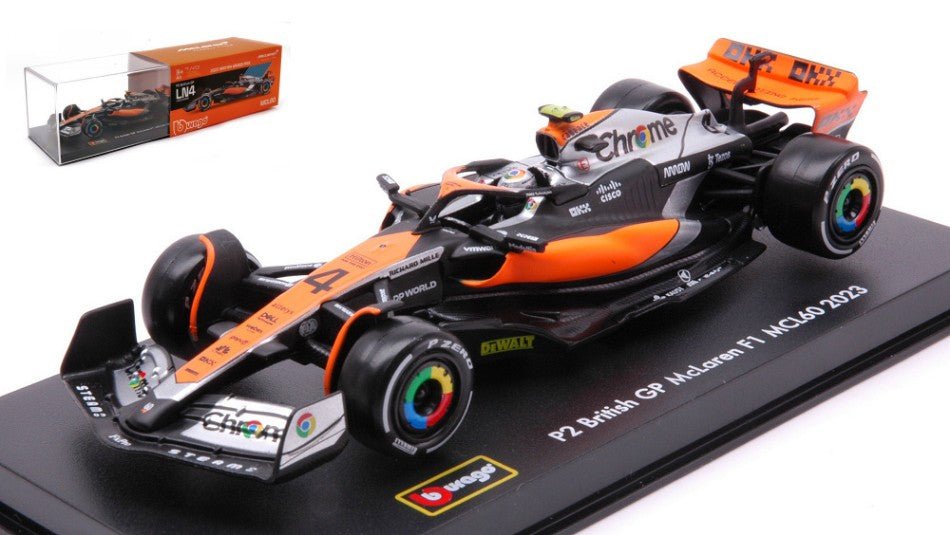 Mc Laren MCL60 N.4 2023 Lando Norris Signature – Burago 1:43