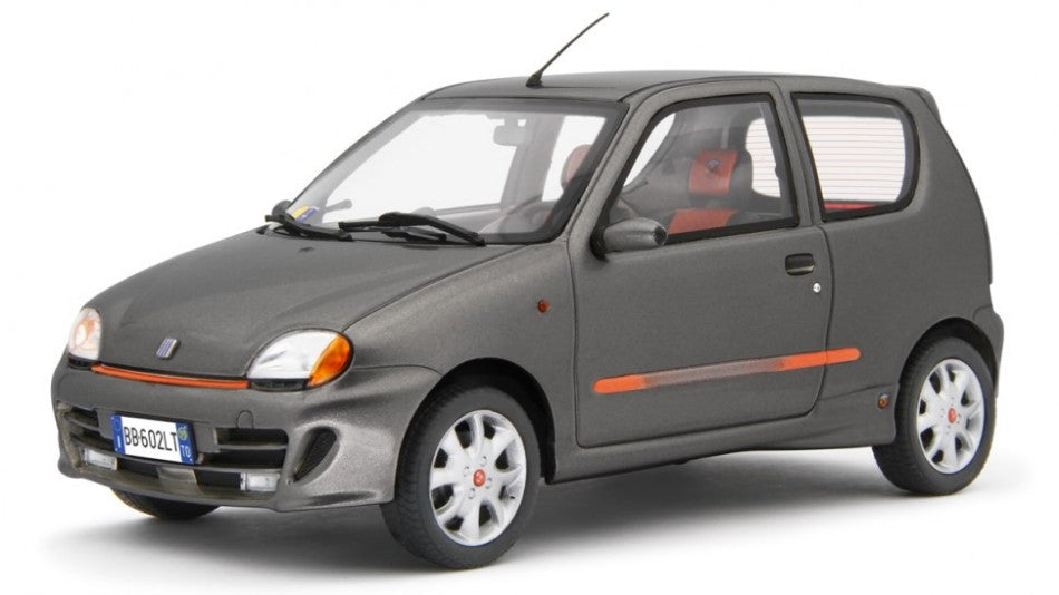 Fiat 600 Sporting Abarth 1998 Dark Met.grey – Laudo Racing 1:18