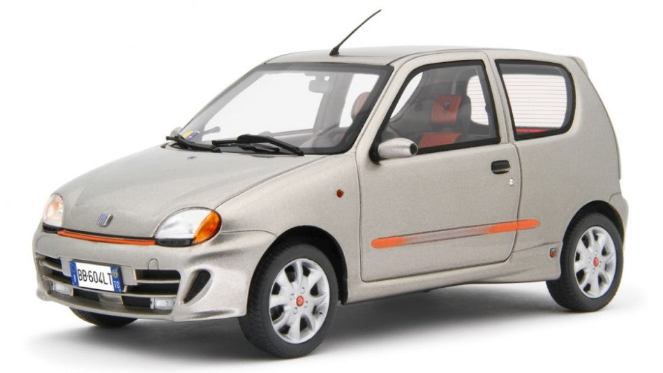 Fiat 600 Sporting Abarth 1998 Met.grey – Laudo Racing 1:18