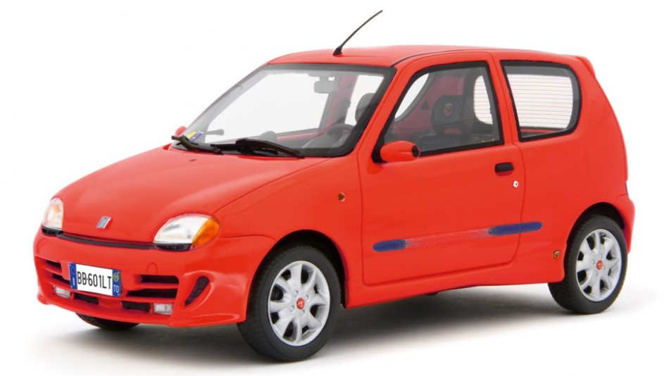 Fiat 600 Sporting Abarth 1998 Red – Laudo Racing 1:18