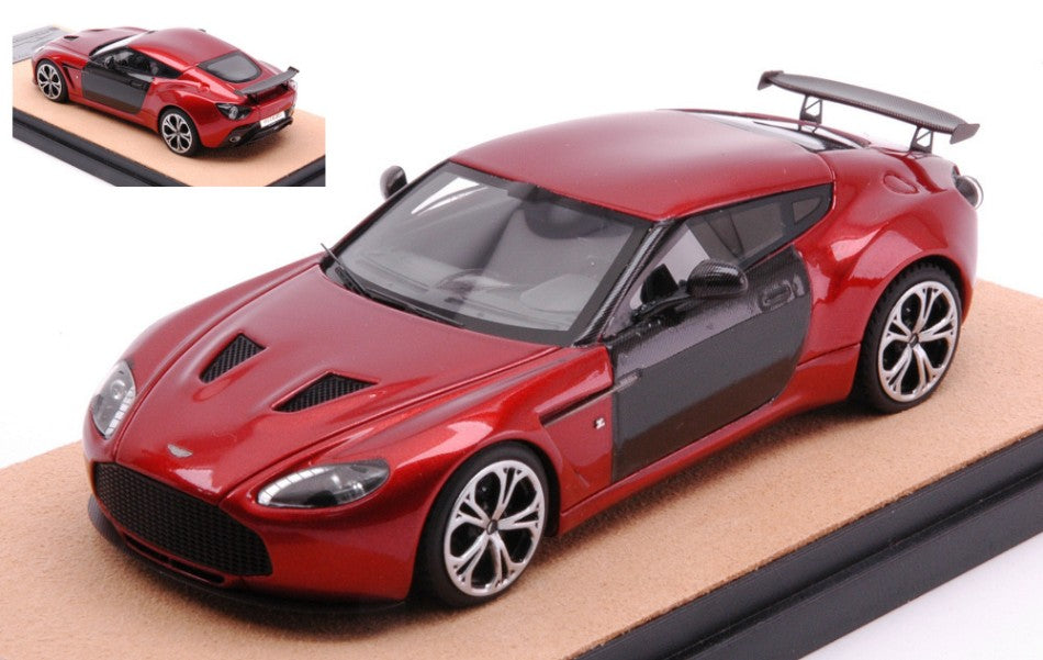 Aston Martin V12 Zagato 2012 Metallic Red W/carbon Ed.lim.pcs 10 – Tecnomodel 1:43