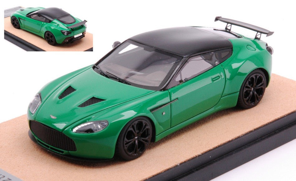 Aston Martin V12 Zagato 2012 Brillant Green W/black Ed.lim.pcs 10 – Tecnomodel 1:43