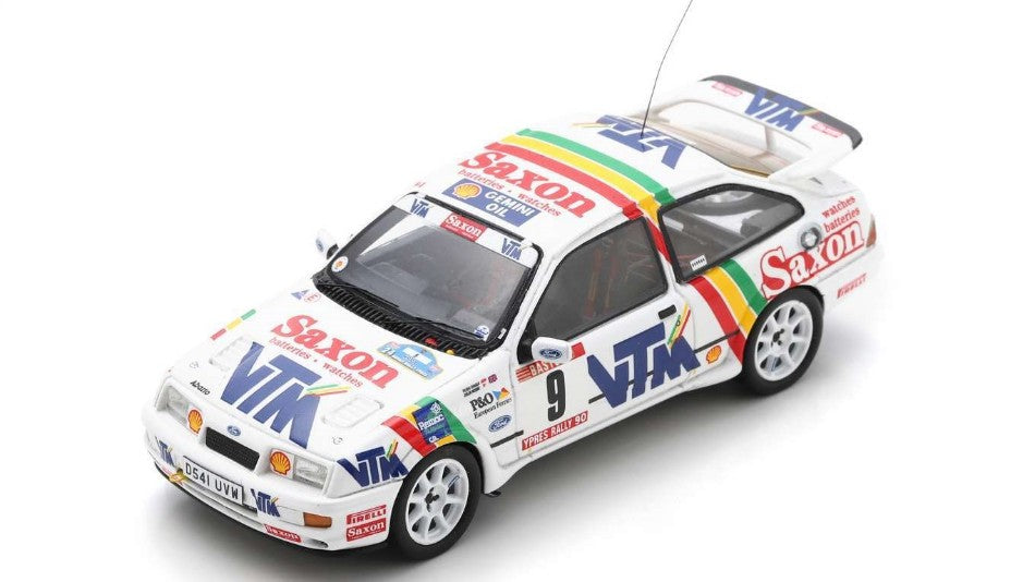 Ford Sierra Rs Cosworth N.9 4th Ypres Rally 1990 C.MCRAE-D.RINGER – Spark Model 1:43