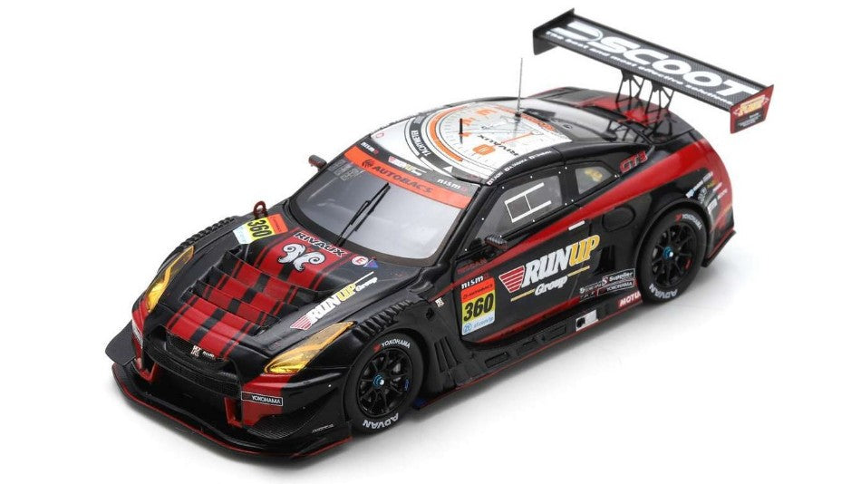 Runup Rivaux Gt-r N.360 GT300 Super GT 2022 Takayuki Aoki-atsushi Tanaka – Spark Model 1:43