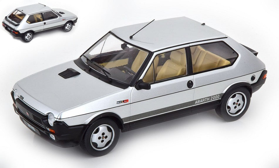 Fiat Ritmo Tc 125 Abarth 1980 Silver – ModelCarGroup 1:18