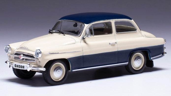 Skoda Octavia 1959 Beige/blue – Ixo Model 1:43