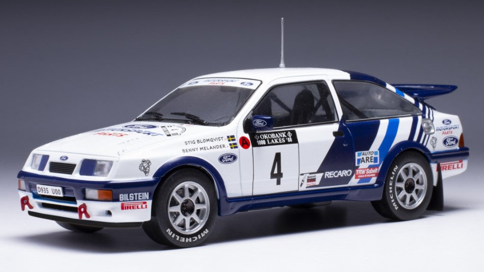 Ford Sierra RS Cosw.N.4 1000 Lakes Rally 1988 Blom.-Meland.1:24 1:24 – Ixo Model