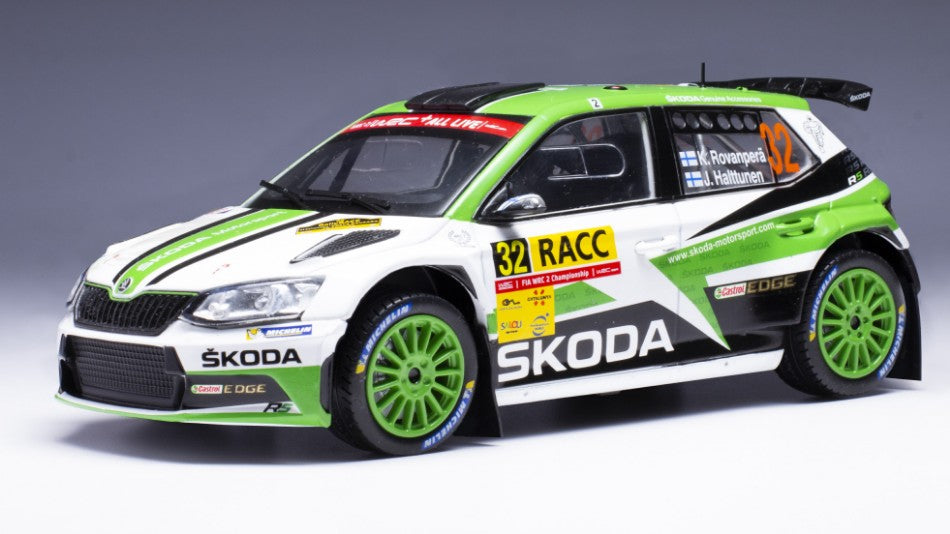 Skoda Fabia R5 N.32 Rally Catalunya 2018 Rovanpera-Halttunen 1:24 – Ixo Model