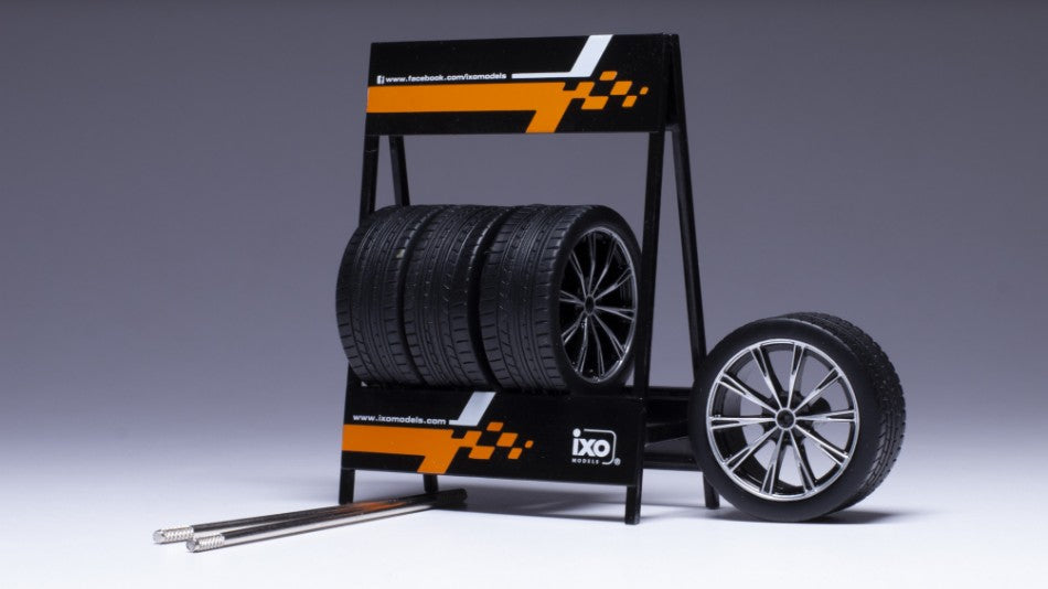 Set 4 Wheels RS3 Black/silver – Ixo Model 1:18