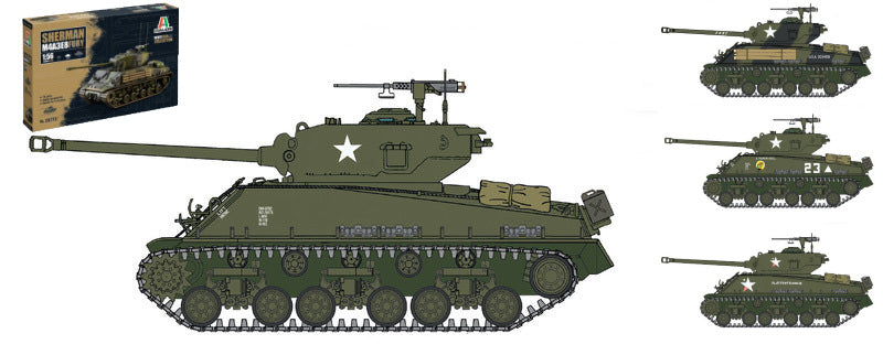 M4A3EB Sherman Fury Kit – Italeri 1:56