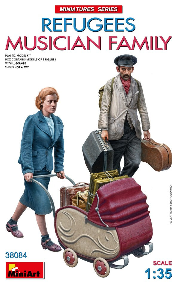 Refugees Musician Family Kit – Miniart 1:35