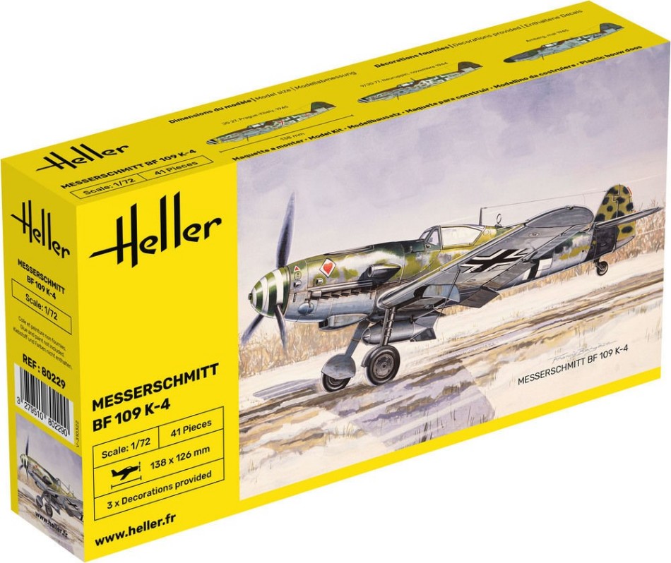 Messerschmitt Bf 109 K-4 Kit – Heller 1:72