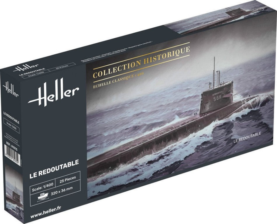 U-boot S/m Redoutable Kit – Heller 1:400