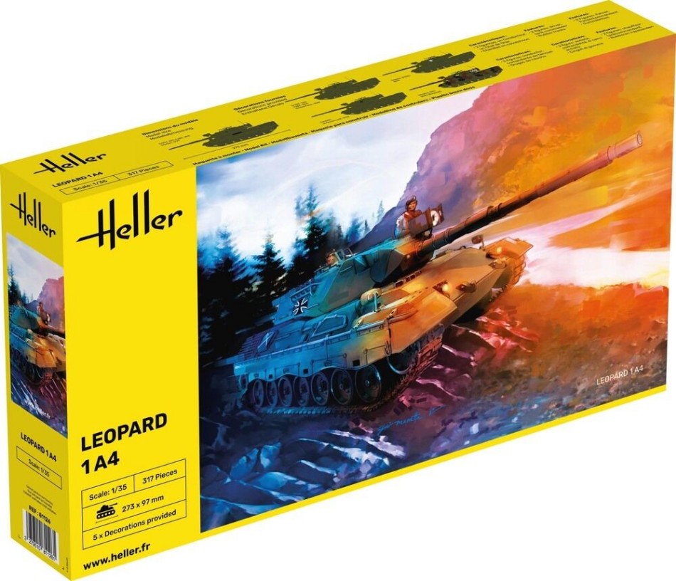 Leopard 1A4 Kit – Heller 1:35