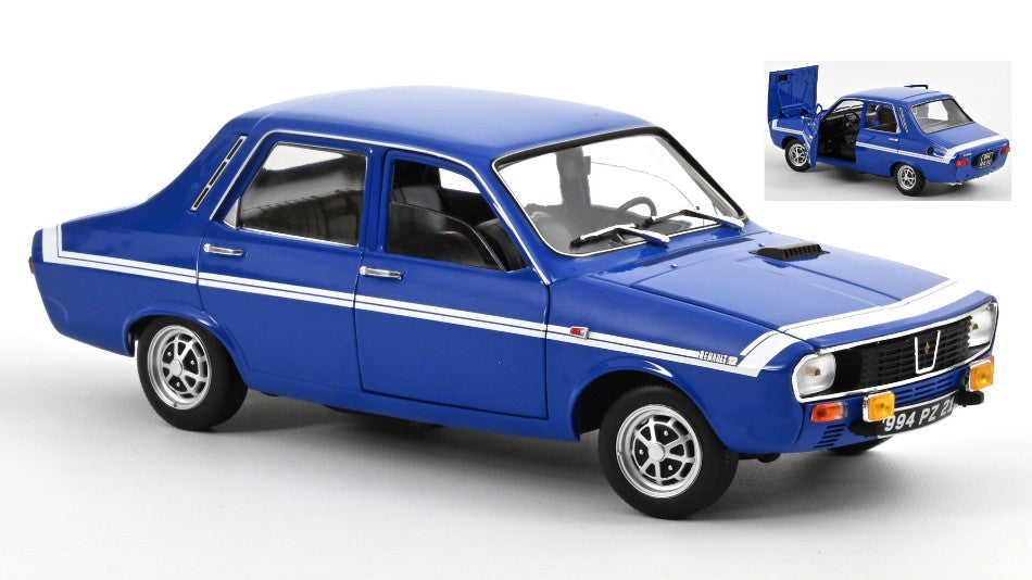 Renault 12 Gordini 1971 Bleu De France blu 1:18 – Norev