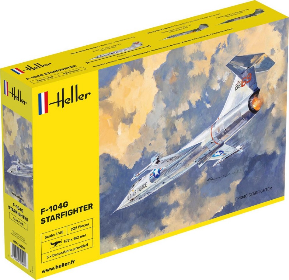 F-104G Starfighter Kit – Heller 1:48