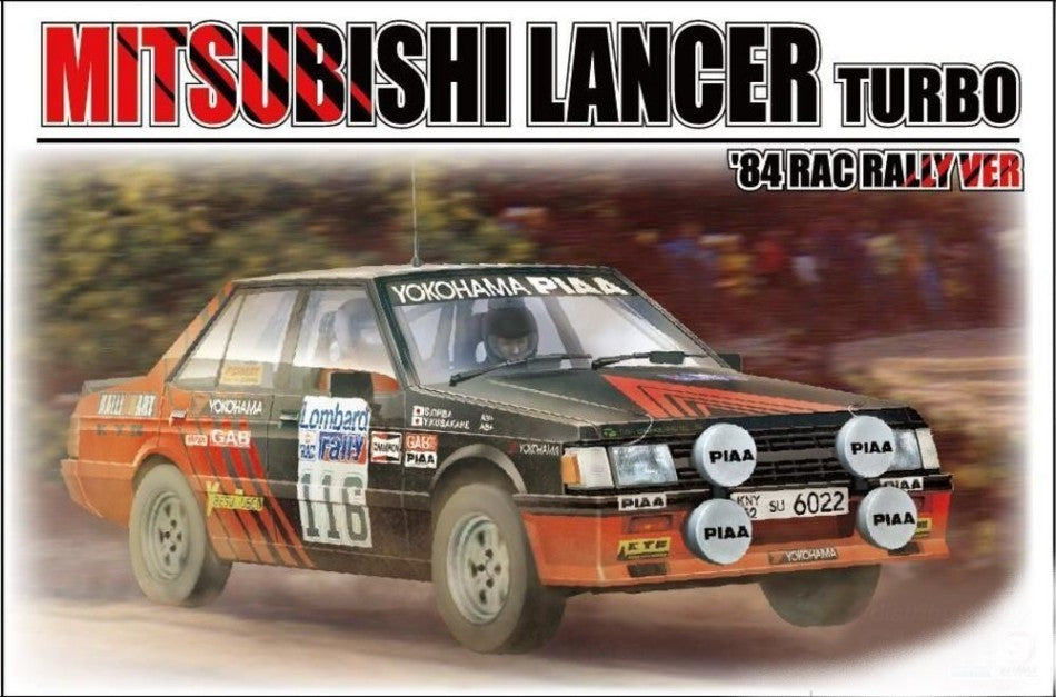 Mitsubishi Lancer Turbo Rac Rally Version 1984 Kit – Beemax 1:24