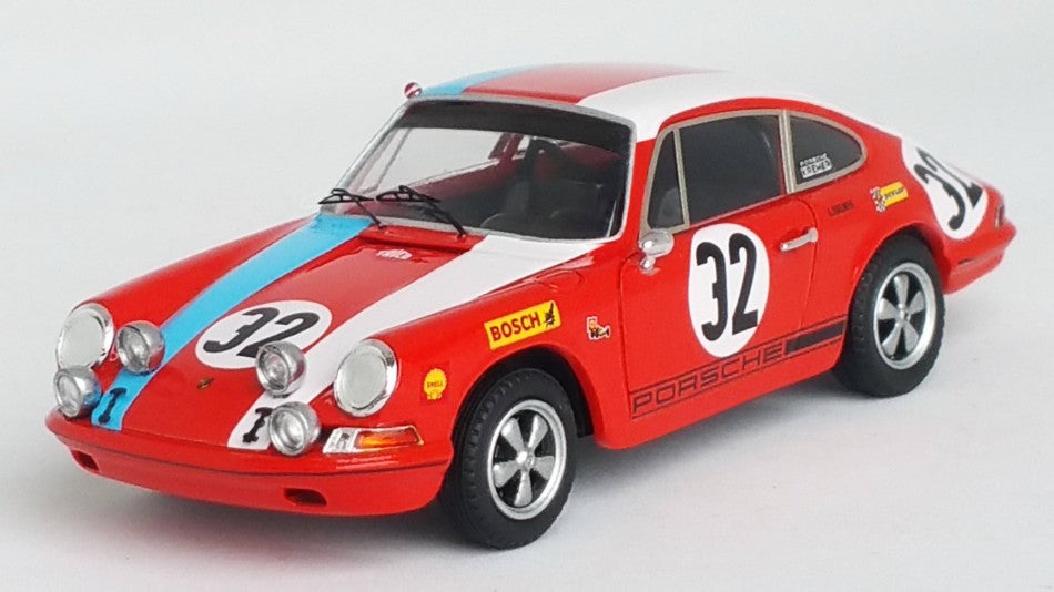 Porsche 911 L 1st 24H SPA-FRANCOR.1968 Kelleners-kaushen-kremer – Trofeu 1:43