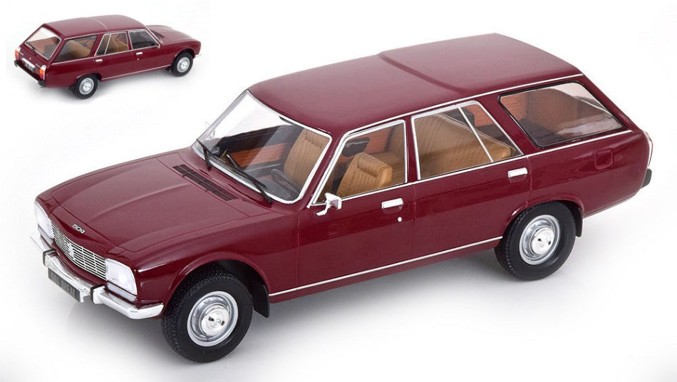 Peugeot 504 Break 1976 Dark Red – ModelCarGroup 1:18