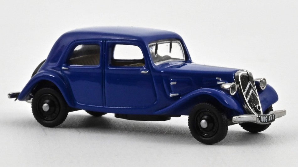 Citroen 11 Al 1938 Emeraude blu 1:87 – Norev