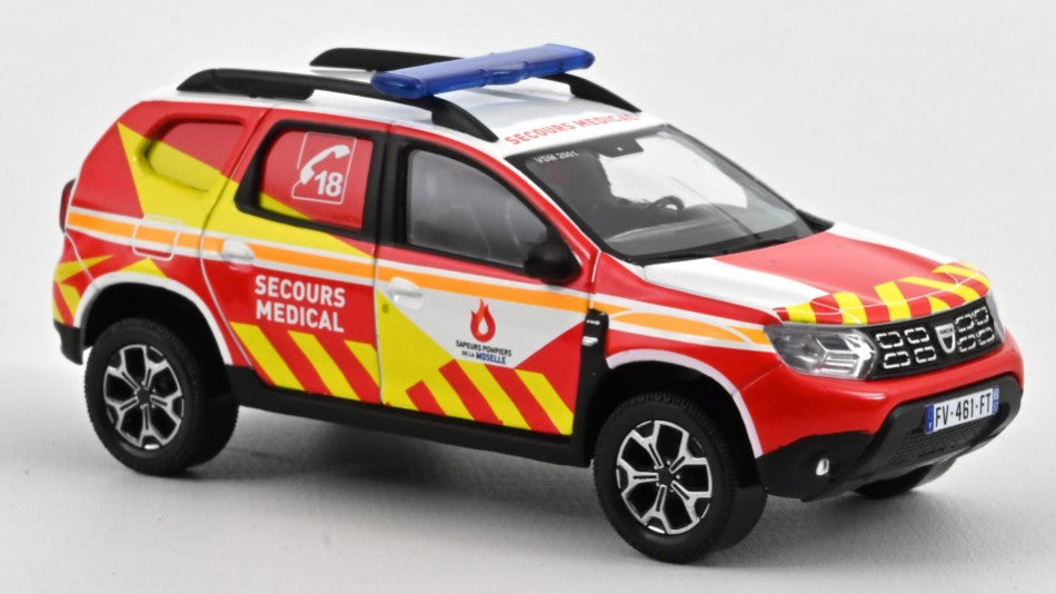 Dacia Duster 2020 Pompiers - Secours Medical 57 – Norev 1:43