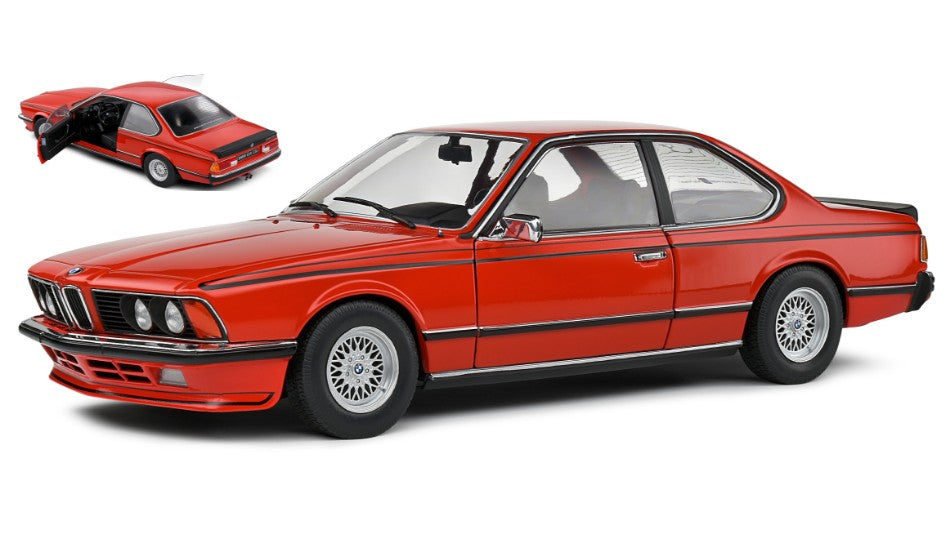 BMW 6-Series 635 Csi (E24) Coupe rosso 1984 1:18 – Solido