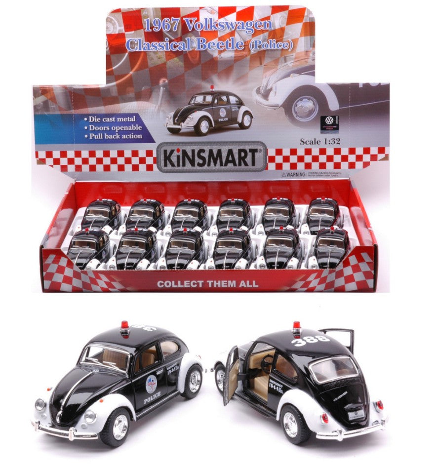 VW Classical Beetle 1967 Police Cm 12,5 – Kinsmart 1:32