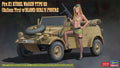 K1 Kubelwagen 82 W/blonde Girl Figure Kit – Hasegawa 1:24