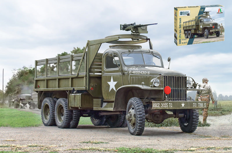 Gmc 2,5 Ton. 6x6 Truck D-day 80th Anniversary Kit – Italeri 1:35