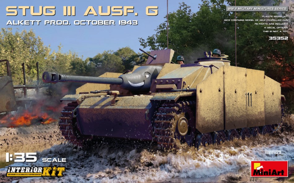 Stug Iii Ausf. G October 1943 Alkett Kit – Miniart 1:35
