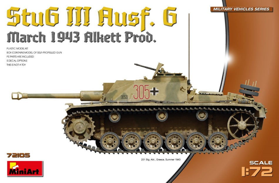 Stug Iii Ausf. G March 1943 Prod.kit – Miniart 1:72